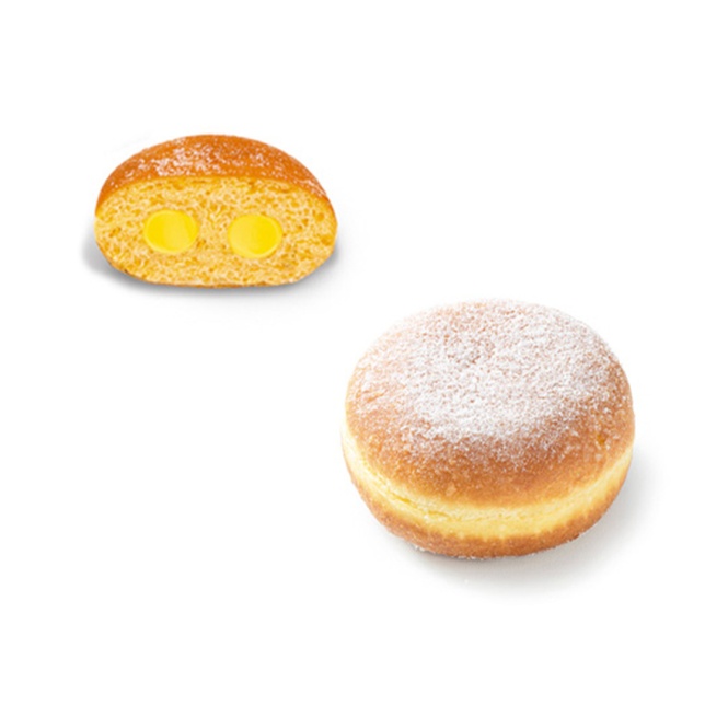 Krafne S Custard Kremom Posute Šećerom